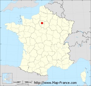 Small administrative base map of La Celle-Saint-Cloud